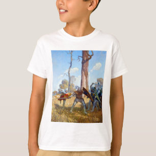 The Slaying of Sir Lamorak, c. 1922 by N.C. Wyeth T-Shirt