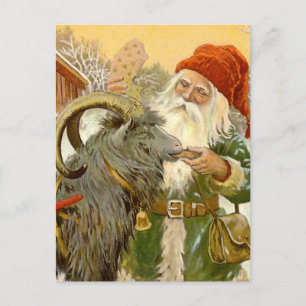“The Sled Goat” by Jenny Nystrom Postcard