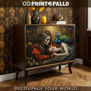 The sleeping beauty and the prince  tissue paper