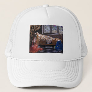 The Sleeping Beauty, c. 1921 by John Collier Trucker Hat