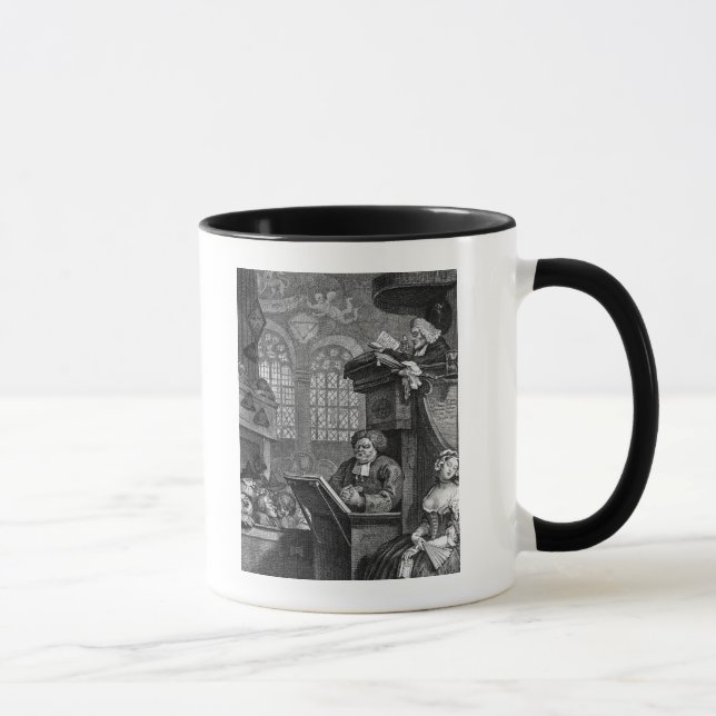The Sleeping Congregation, 1736 Mug (Right)