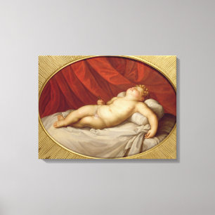 The sleeping Cupid Canvas Print