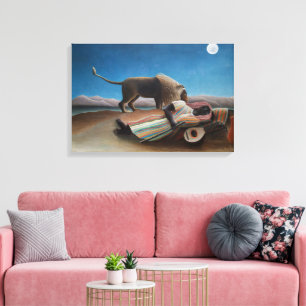 The Sleeping Gypsy Henri Rousseau Canvas Print