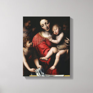 The sleeping Jesus Canvas Print
