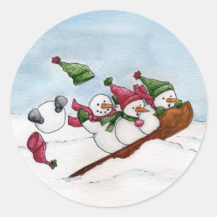 The Sleigh Ride Sticker