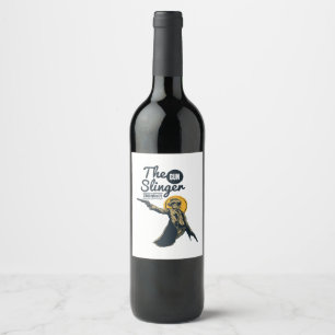 the slinger gun conspiracy wine label