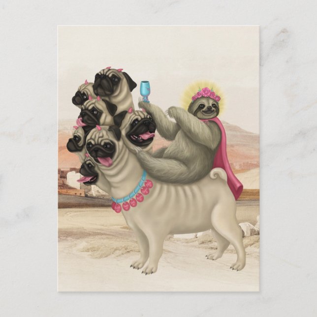 The Sloth Of Babylon Postcard (Front)
