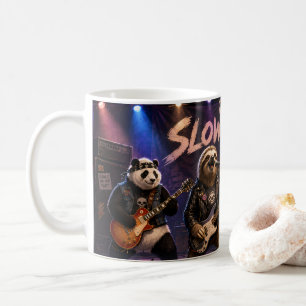 The Slow Motion Funny Animal Rock Band Mug
