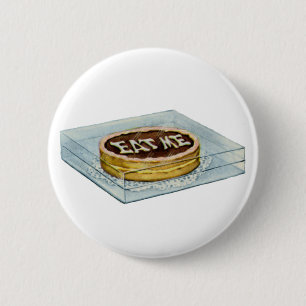 The Small Cake Said Eat Me, So Alice Did! 6 Cm Round Badge