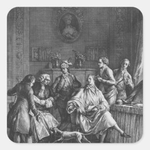 The Small Toilette Square Sticker