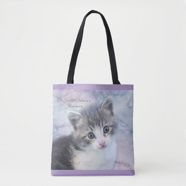 The Smallest Feline  Tote Bag (Front)