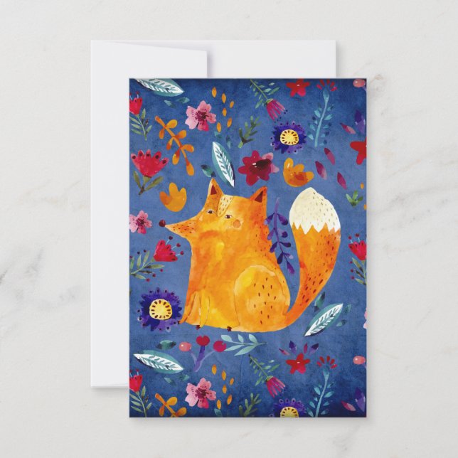 The Smart Fox in Flower Garden (Front)