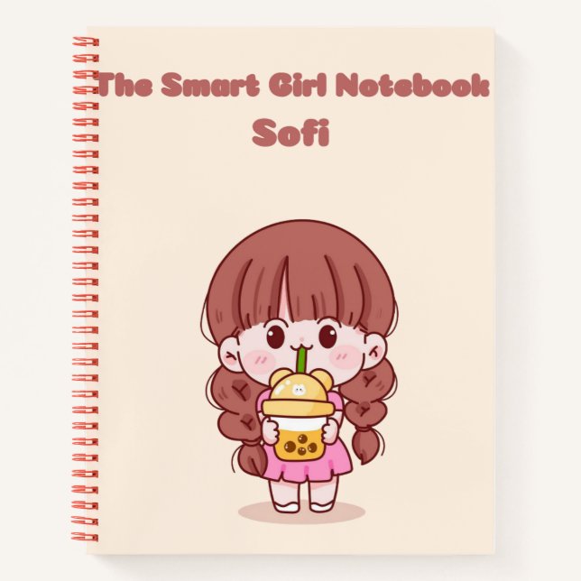 The smart girl 💗✨ notebook (Front)