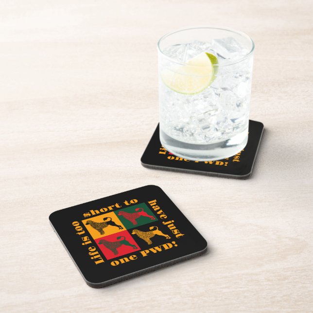 The smart Portuguese water dog  Coaster (Right Side)