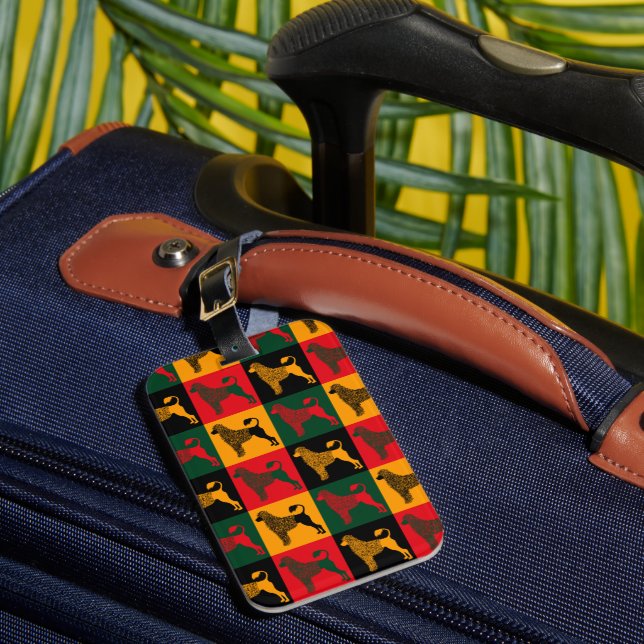 The smart Portuguese water dog  Luggage Tag (Front Insitu 1)