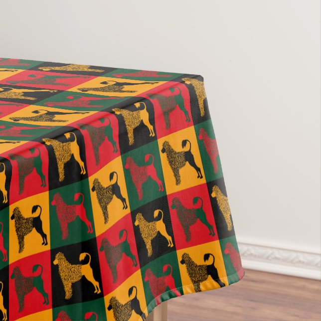 The smart Portuguese water dog  Tablecloth (In Situ)
