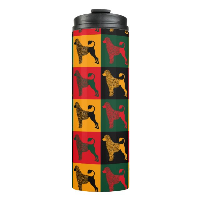 The smart Portuguese water dog  Thermal Tumbler (Front)
