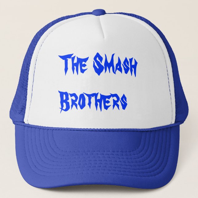 The Smash brothers Trucker snapback Trucker Hat (Front)