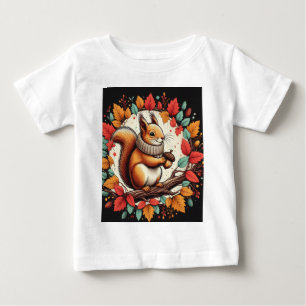 The Smiling Squirrel Baby T-Shirt