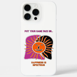 The smiling sun face magnet iPhone 16 pro max case