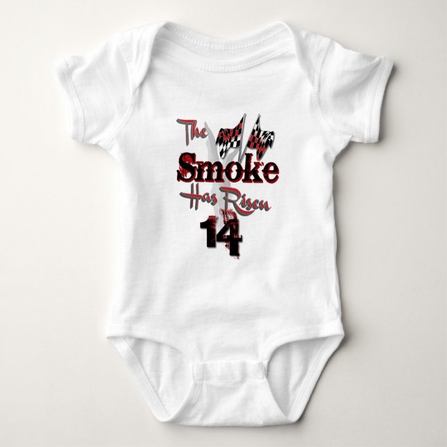 The Smoke Has Risen Baby Bodysuit (Front)