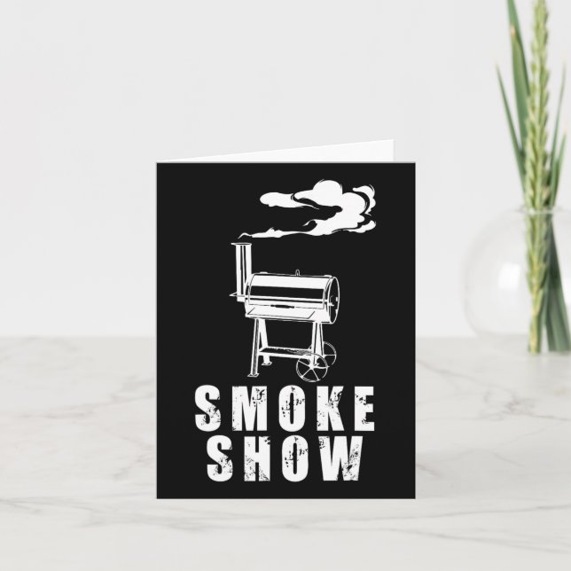 The Smoke Show Bbq Grilling Mastery On Display  Card (Front)