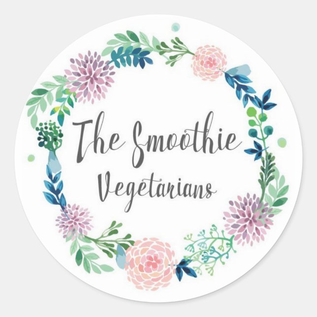 The Smoothie Vegetarians Stickers (Front)