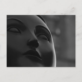 the smoothness of her - Botero statue Postcard