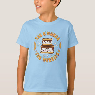 The S'mores The Merrier Funny Kawaii Camping Gift T-Shirt