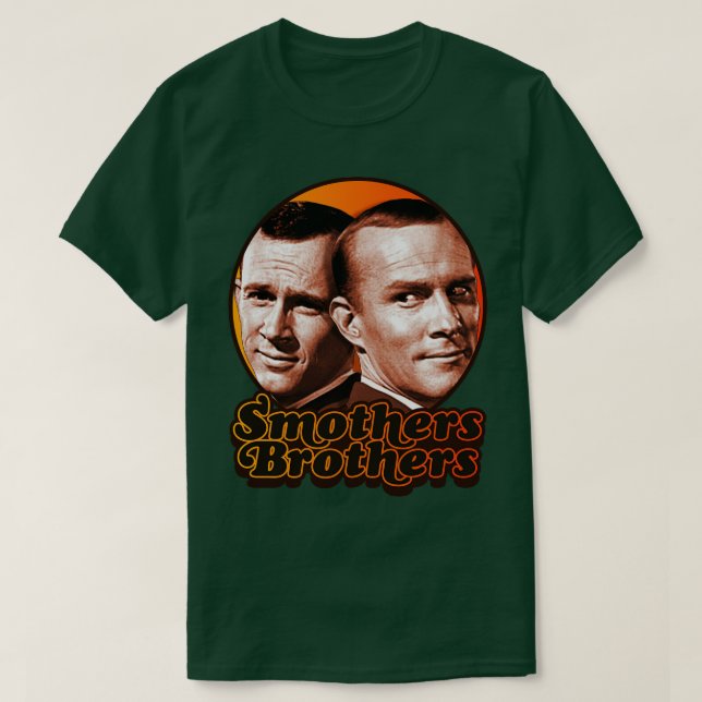 The Smothers Brothers Retro Style Tribute T-Shirt (Design Front)