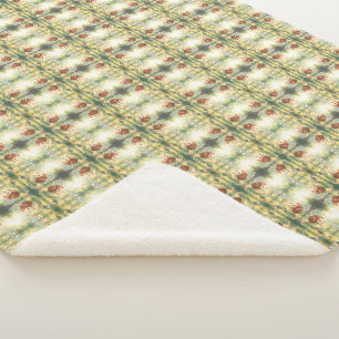 The Snail and the Magic of the Blossom Crowns Sherpa Blanket