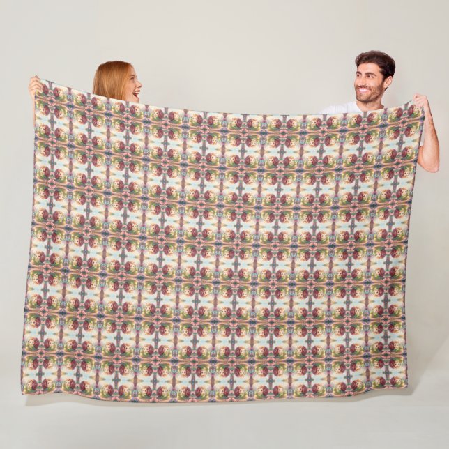 The Snail and the Magic of the Petals.9 Fleece Blanket (In Situ)