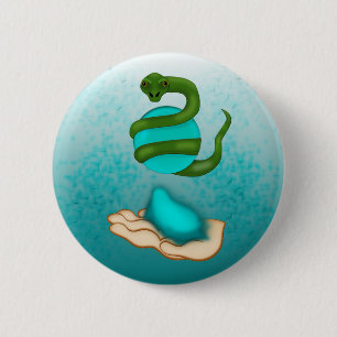 The Snake 6 Cm Round Badge