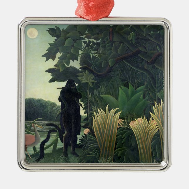 The Snake Charmer, 1907 Metal Tree Decoration (Front)