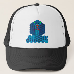 The Snake Of Life - Sacred Animals, C01. Trucker Hat