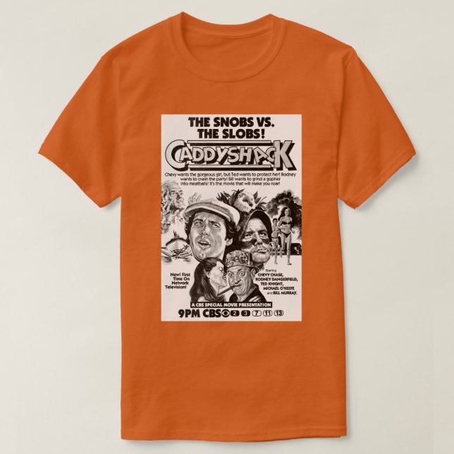 The Snobs vs the Slobs T-Shirt (Design Front)