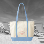 The Snow Bach Ski Theme Bachelorette Tote Bag<br><div class="desc">The Snow Bach Pink tote bags are perfect for your snow or ski theme bachelorette party. Personalise with the details of your bachelorette...  year,  resort and destination. Perfect for a snow or ski theme bachelorette party or a destination bachelorette. Matching accessories available in The Snow Bach Collection.</div>