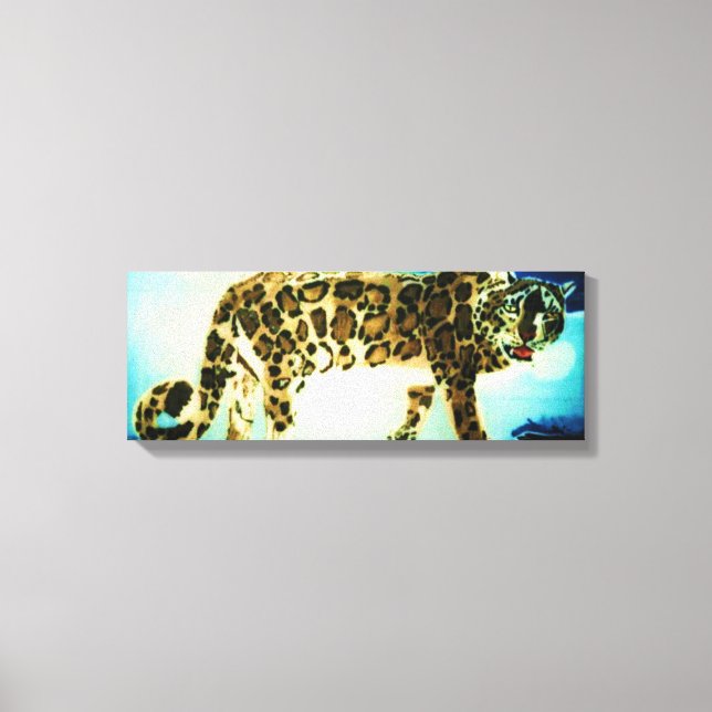 THE SNOW LEOPARD canvas Print (Front)