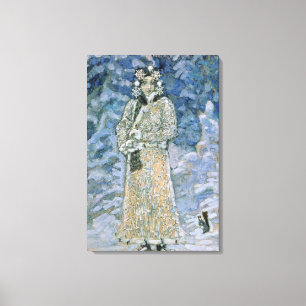 The Snow Maiden, a sketch for the Opera Canvas Print