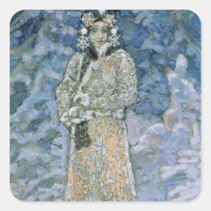 The Snow Maiden, a sketch for the Opera Square Sticker