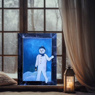 The Snowman's Escape Painting by Alfred Fox Card