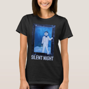 The Snowman's Escape Painting by Alfred Fox T-Shirt