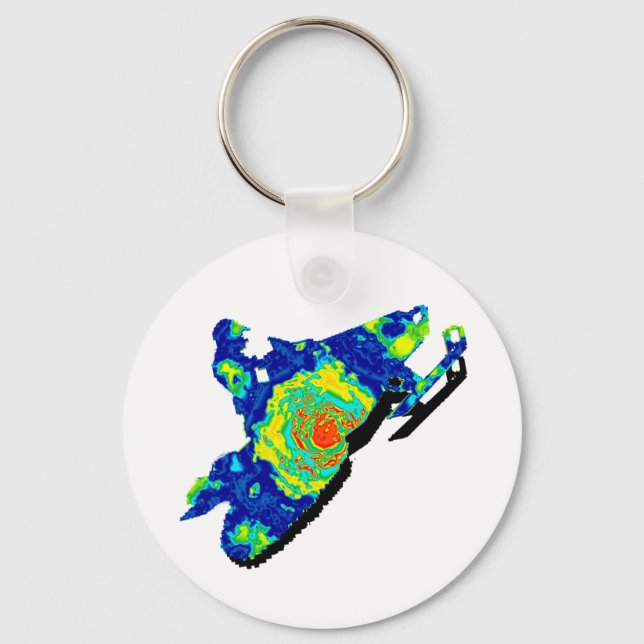 THE SNOWMOBILE DREAM KEY RING (Front)
