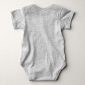 The Snuggle is Real Baby Romper Baby Bodysuit (Back)