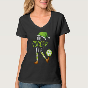 The Soccer Elf Matching Family Group Christmas Xma T-Shirt