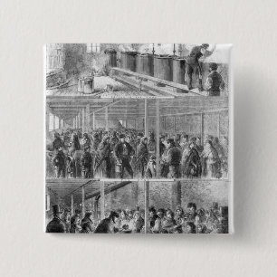 The Society of Friends' Soup Kitchen 15 Cm Square Badge