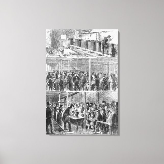 The Society of Friends' Soup Kitchen Canvas Print (Front)