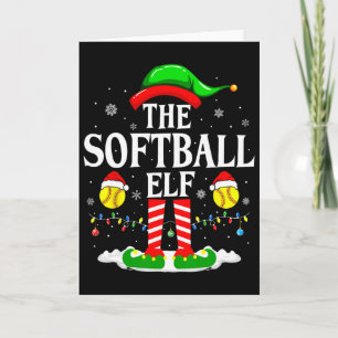 The Softll Elf Funny Matching Xmas Softll Christma Card