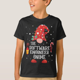 The Software Engineer Gnome Matching Family Christ T-Shirt