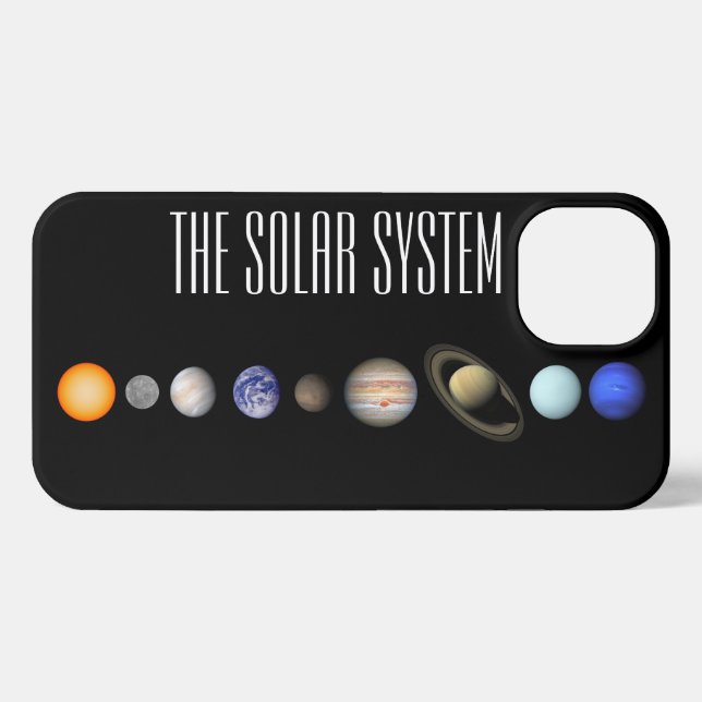 The Solar System iPhone Case (Back Horizontal)